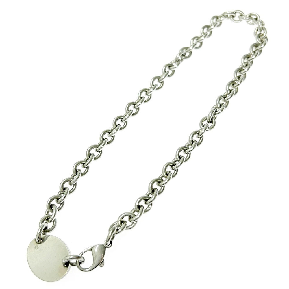 TIFFANYCo Tiffany Silver to Oval Necklace Silver
